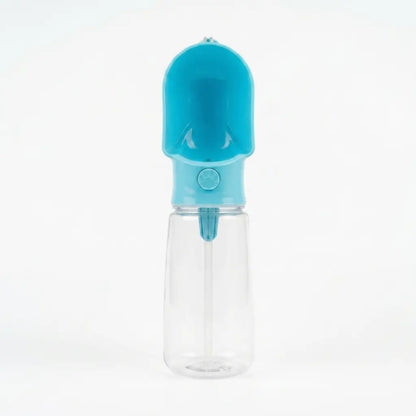 3In1 Pet Water Bottle - Portable 20Oz Leak Proof Container with Poop Bag Dispenser, Ideal for Travel, Hiking, and Outdoor Use